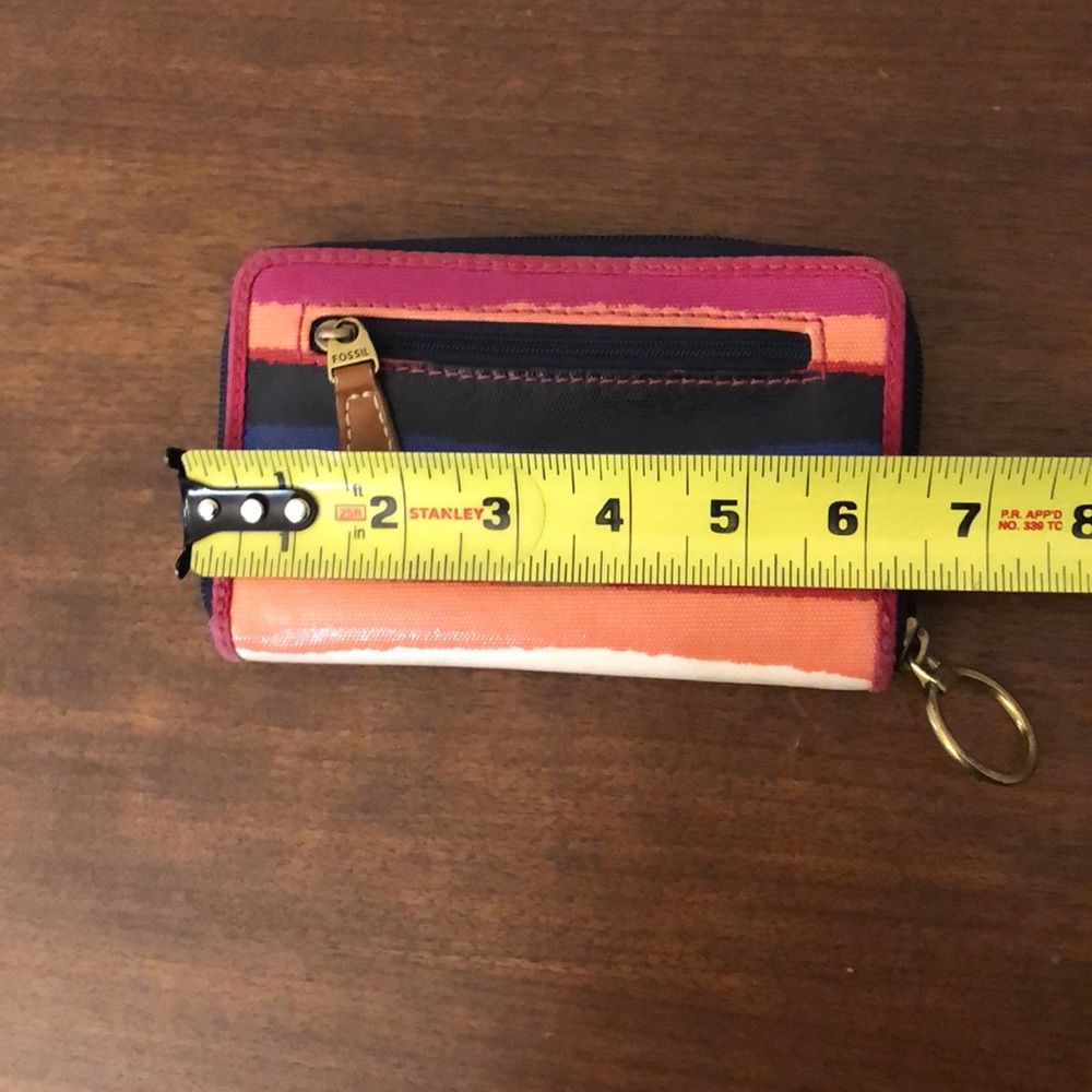 Fossil Coated Canvas Zip Around Wallet - image 7